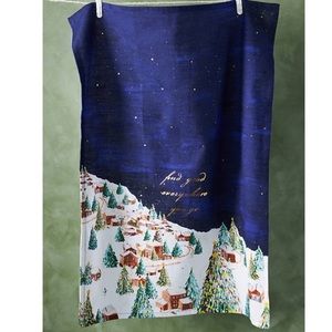 NWT Anthropologie Find Good Everywhere You Go Dishtowel